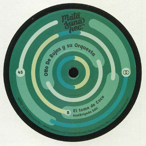 Otto De Rojas Y Su Orquesta : El tema de Coco (7", Single, Ltd, RM)