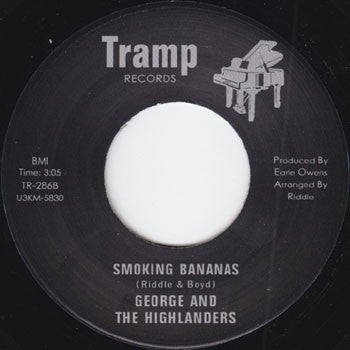 George And The Highlanders – The Hawk / Smoking Bananas (7", Tramp Records, 2020) Back Cover