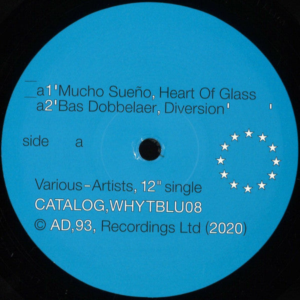 Various – Blue 08 (12", AD 93, 2020) Front Cover
