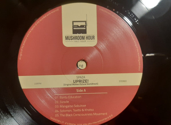 Spaza – Uprize! (Music From The Original Motion Picture) (LP, Gatefold, Mushroom Hour Half Hour, 2020) Image 5