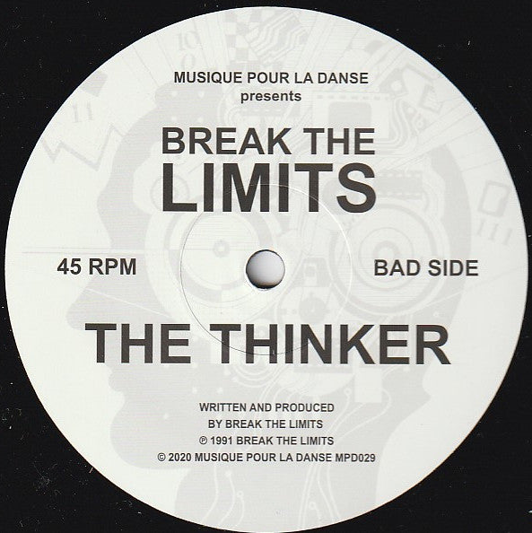 Break The Limits – Paranoize / The Thinker (12", Musique Pour La Danse, 2020) Image 3