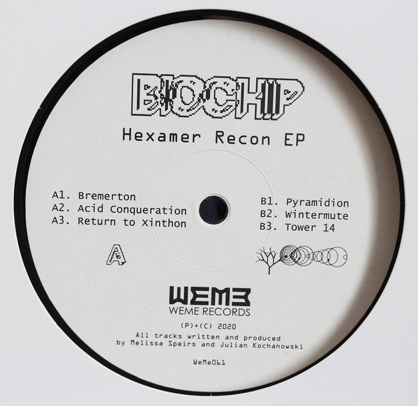 Biochip – Hexamer Recon EP (12", WéMè Records, 2020) Front Cover