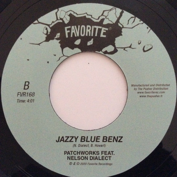 Patchworks Nelson Dialect – Blue Benz (7", Favorite Recordings, 2020) Image 3