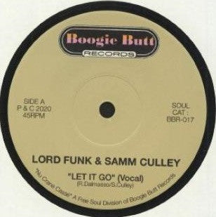 Lord Funk Samm Culley – Let It Go (7", Boogie Butt, 2020) Front Cover