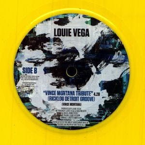 Louie Vega – Vince Montana Tribute (7", Yellow, Nervous Records, 2021) Back Cover