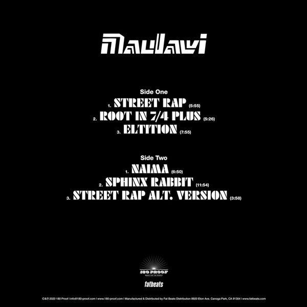 Maulawi – Maulawi (LP, Strata Records, 2020) Back Cover