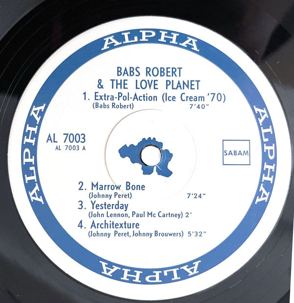 Babs Robert & The Love Planet : Babs Robert & The Love Planet (LP, Album, RE)