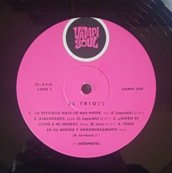 El Trio – Todo En Su Medida Y Armoniosamente (LP, Vampi Soul, 2021) Image 5