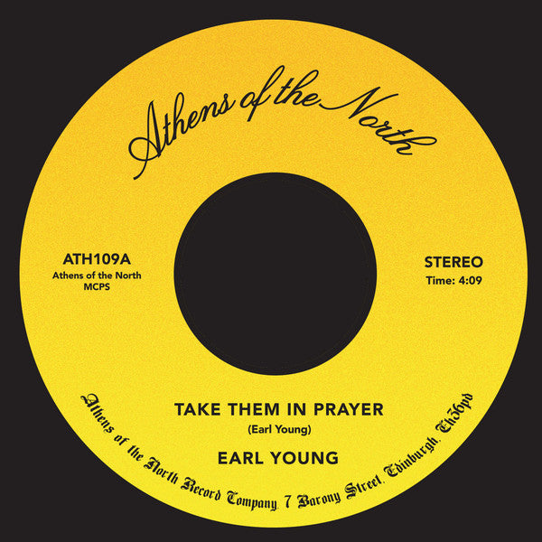 Earl Young – Take Them In Prayer (7", Athens Of The North, 2021) Front Cover
