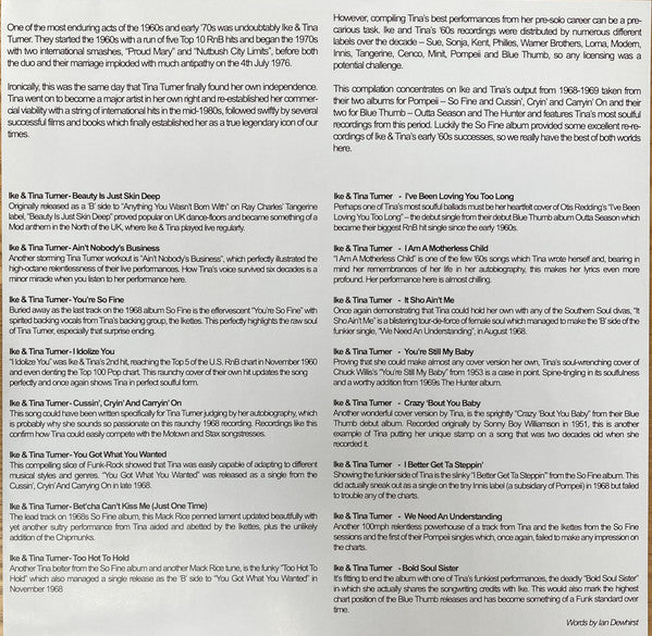 Ike & Tina Turner : The Soul Of Tina Turner (LP, RSD, Comp)