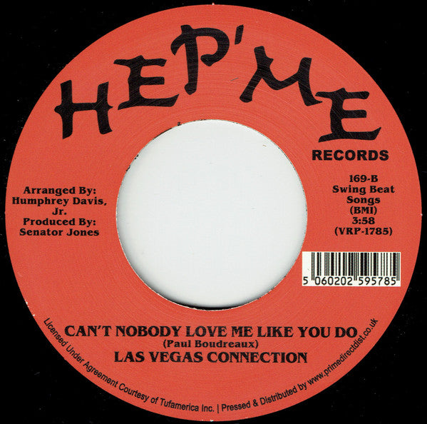 Las Vegas Connection – Running Back To You (7", Hep' Me Records, 2022) Back Cover