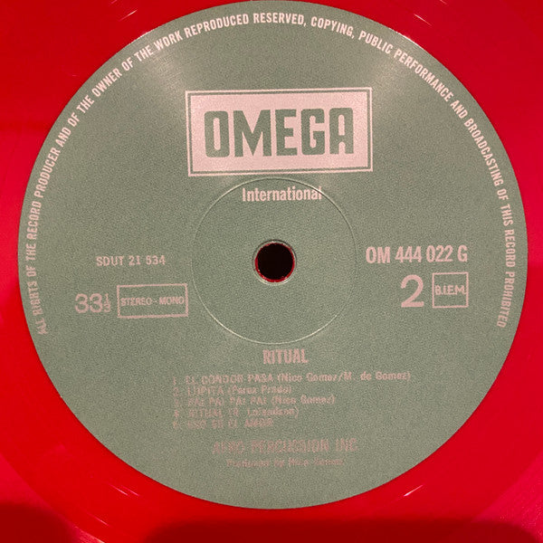Nico Gomez And His Afro Percussion Inc. – Ritual (LP, Red, Mr Bongo, 2022) Image 5
