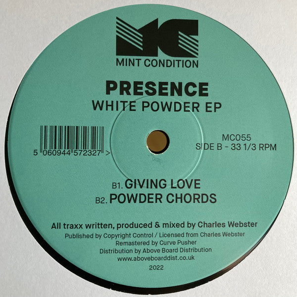Presence : White Powder EP (12", EP, RE, RM)