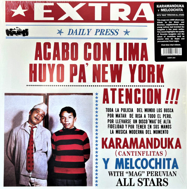 Karamanduka (Cantinflitas) Melcochita "MAG" Peruvian All Stars – Acabo Con Lima Huyo Pa' New York (LP, Vampi Soul, 2022) Image 5