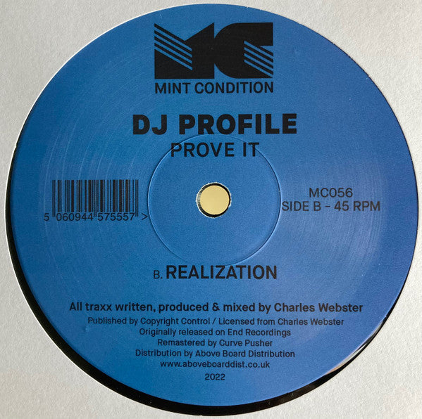 DJ Profile : Prove It (12", RE, RM)