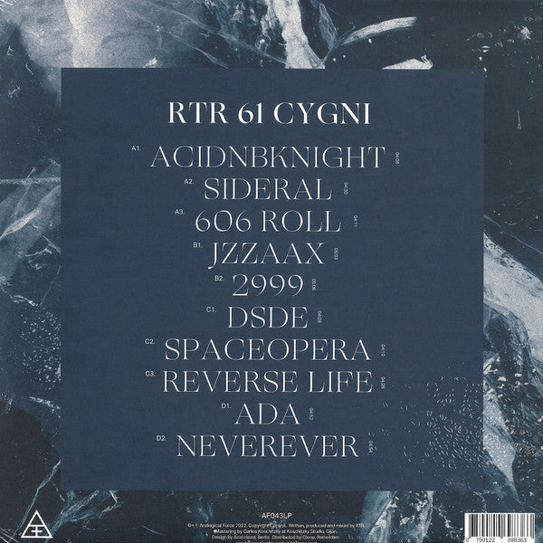 RTR – 61 Cygni (2x12", Analogical Force, 2022) Back Cover