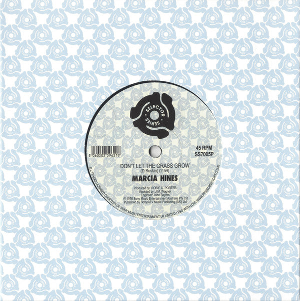 Marcia Hines – You Gotta Let Go (7", Selector Series, 2022) Back Cover