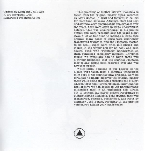 Mort Garson – Mother Earth's Plantasia (CD, Sacred Bones Records, 2021) Image 5