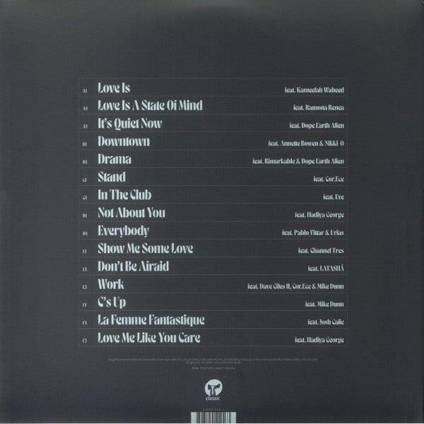 Honey Dijon – Black Girl Magic (LP+LP+LP, Yellow+Magenta+Purple, Classic, 2022) Back Cover