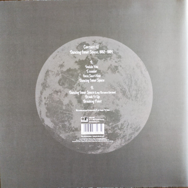 Contact-U – Dancing Inner Space 1982-1984 (LP, Freestyle Records, 2022) Back Cover
