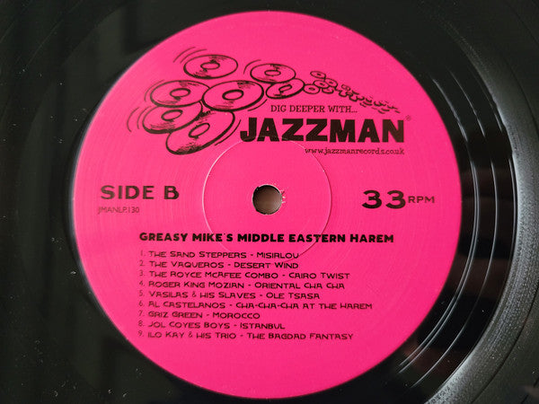 Various – Greasy Mike's Middle Eastern Harem (LP, Jazzman Record Co., 2022) Image 5