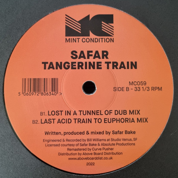 Safar : Tangerine Train (12", RE, RM)