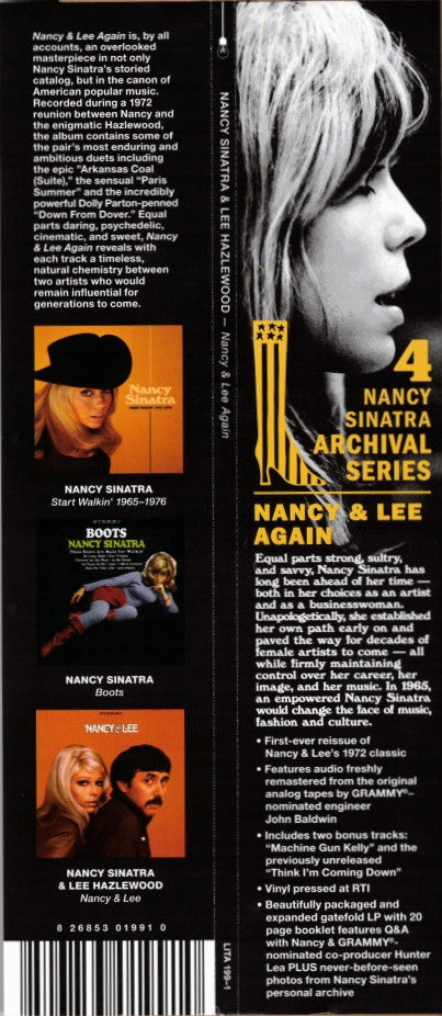 Nancy Sinatra & Lee Hazlewood – Nancy & Lee Again (LP, Light In The Attic, 2023) Image 5