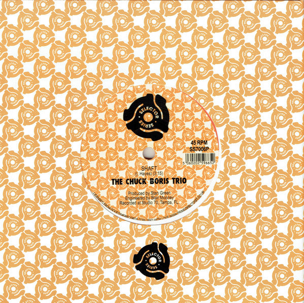 The Chuck Boris Trio – Funky Nassau / Shaft (7", Orange, Selector Series, 2023) Image 4