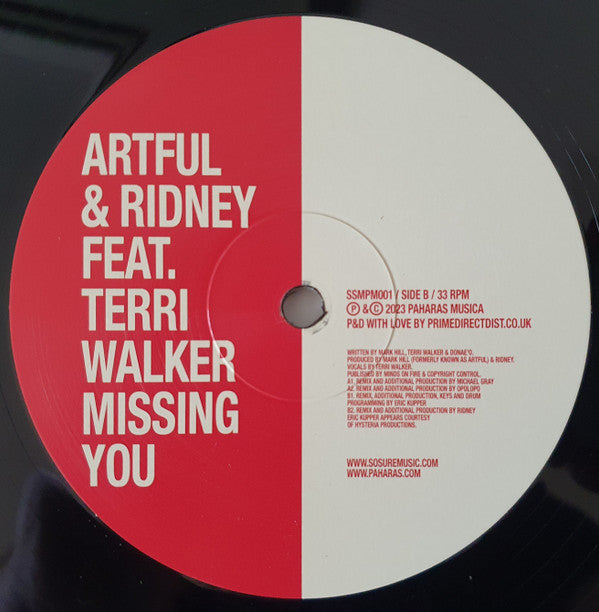 Artful (2) & Ridney Feat. Terri Walker : Missing You (12", RSD)