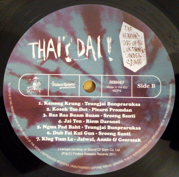 Various – Thai? Dai! (The Heavier Side Of The Luk Thung Underground) (LP, Finders Keepers Records, 2011) Image 4