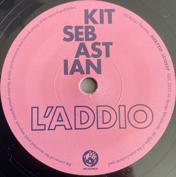Kit Sebastian – L'Addio / Hayat (7", Mr Bongo, 2023) Image 5