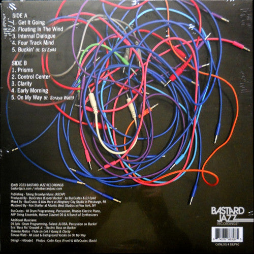 BusCrates – Control Center (LP, Bastard Jazz Recordings, 2023) Back Cover