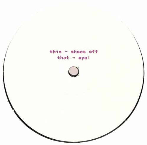 Unknown Artist – Ayo! / Shoes Off (12", Tartan Records, 2023) Back Cover