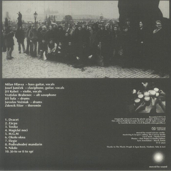 The Plastic People – Egon Bondy's Happy Hearts Club Banned (LP, Moved-By-Sound, 2023) Back Cover