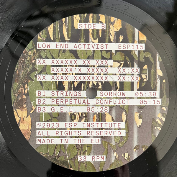 Low End Activist – Gossip Is The Devil's Radio (12", ESP Institute, 2023) Image 3