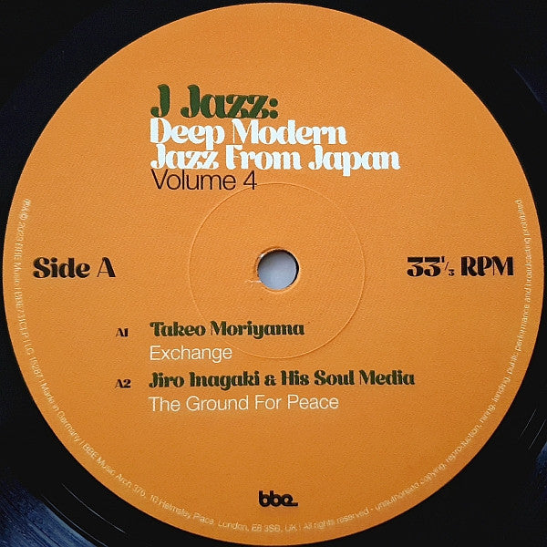 Various : J Jazz: Deep Modern Jazz From Japan (Volume 4) (The Nippon Columbia Label 1968-1981) (3xLP, Comp)