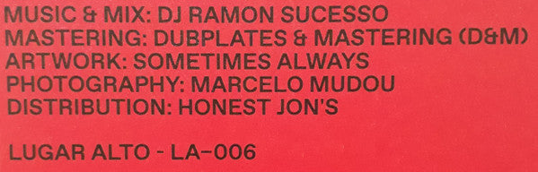 DJ Ramon Sucesso – Sexta Dos Crias (LP, Lugar Alto, 2023) Image 5