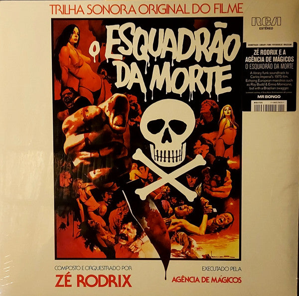 Zé Rodrix Agência De Mágicos – O Esquadrão Da Morte (LP, Mr Bongo, 2023) Front Cover