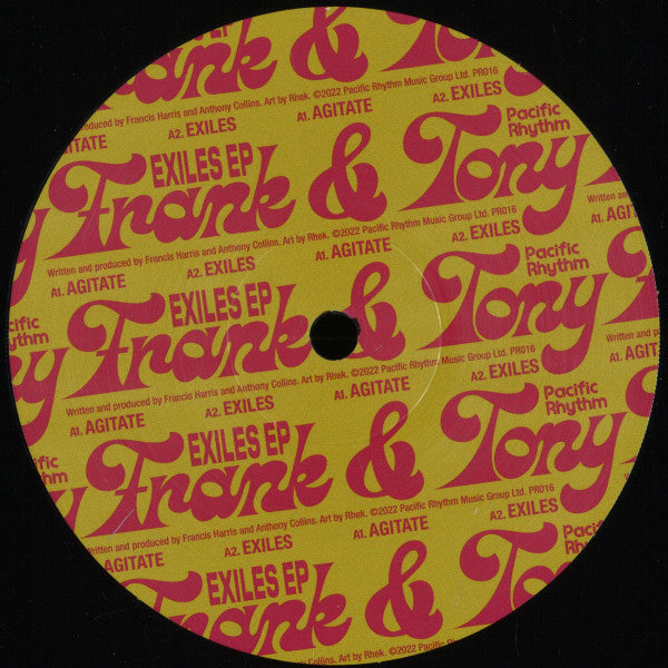 Frank and Tony : Exiles EP (12", EP, Ltd)