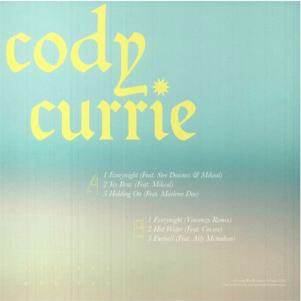 Cody Currie : Cody Currie EP (12", EP)