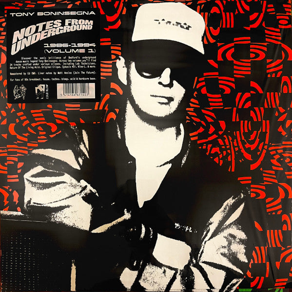 Tony Boninsegna – Notes From Underground 1986 - 1994 Volume 1 (2xLP, Cold Blow, 2024) Front Cover