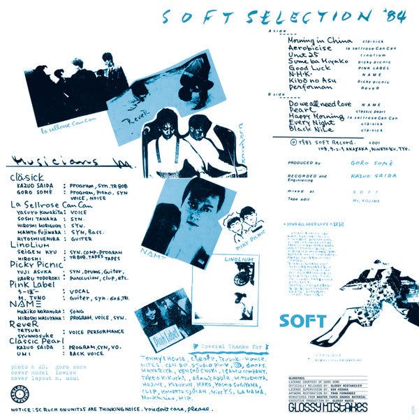 Various – Soft Selection 84 (LP, Glossy Mistakes, 2024) Back Cover