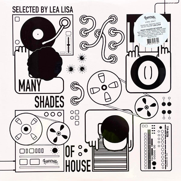 Lea Lisa – Many Shades Of House (2x12", Favorite Recordings, 2024) Front Cover