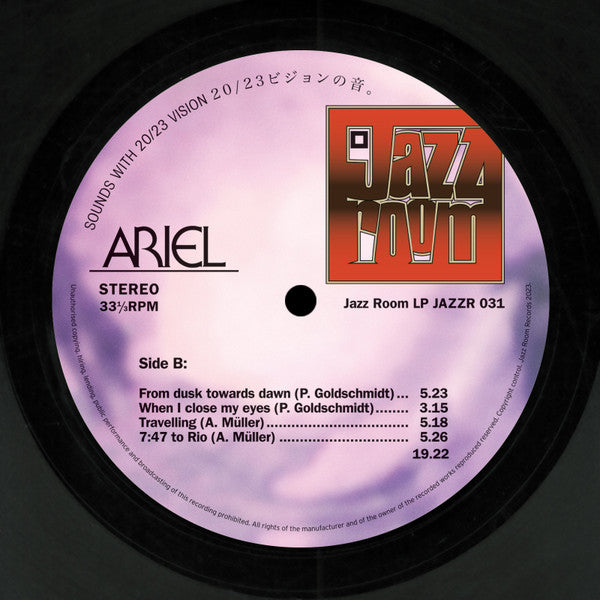 Ariel – Ariel (LP, Jazz Room Records, 2024) Image 4
