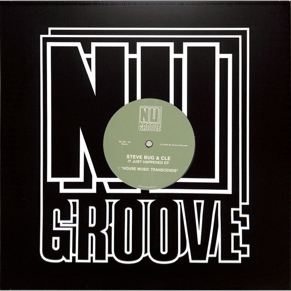 Steve Bug Clé – It Just Happened EP (12", Nu Groove Records, 2024) Back Cover