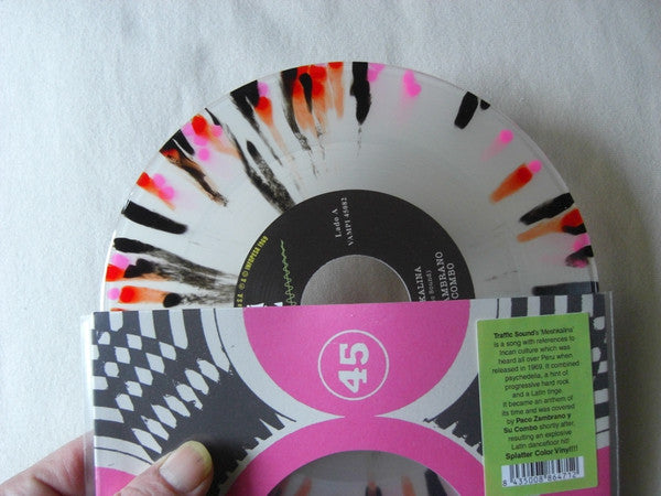 Paco Zambrano Y Su Combo Traffic Sound – Meshkalina (7", Splatter, Vampi Soul, 2024) Image 3