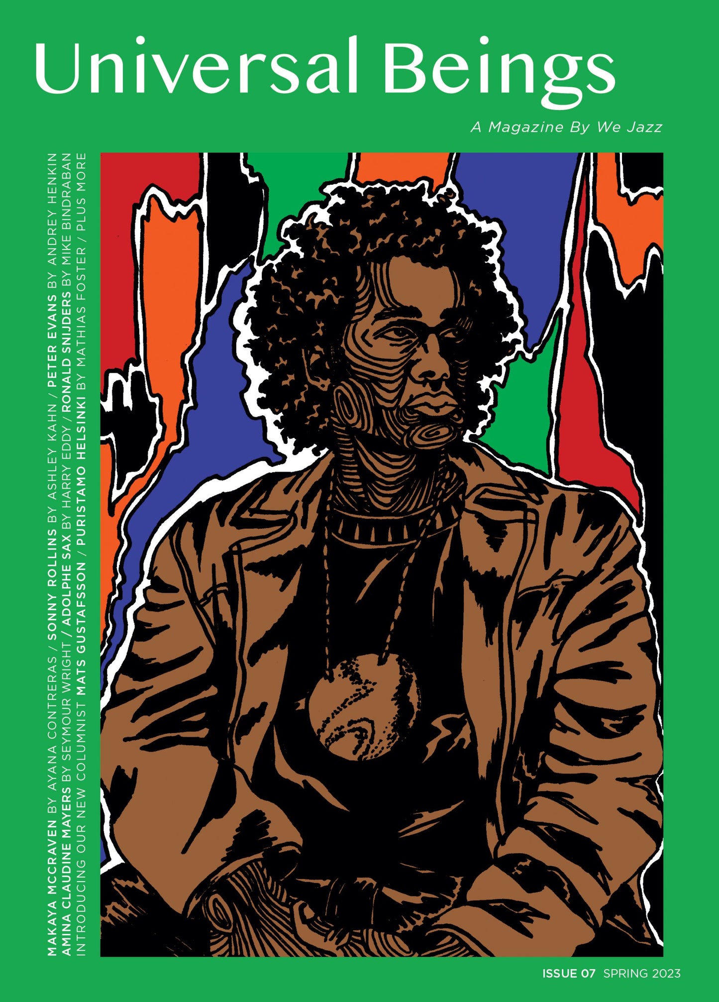 We Jazz Magazine – Issue 07: "Universal Beings" (Magazine, We Jazz) Front Cover