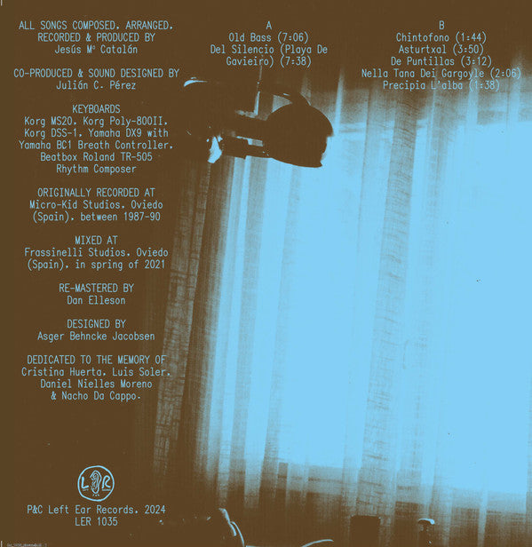 Respuesta Alternativa – Del Silencio (LP, Left Ear Records, 2024) Back Cover