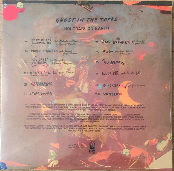 Ghost In The Tapes – Holidays On Earth (LP, BMM Records, 2024) Back Cover
