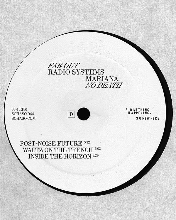 Far Out Radio Systems – Mariana No Death (2x12", Something Happening, Somewhere, 2024) Image 3